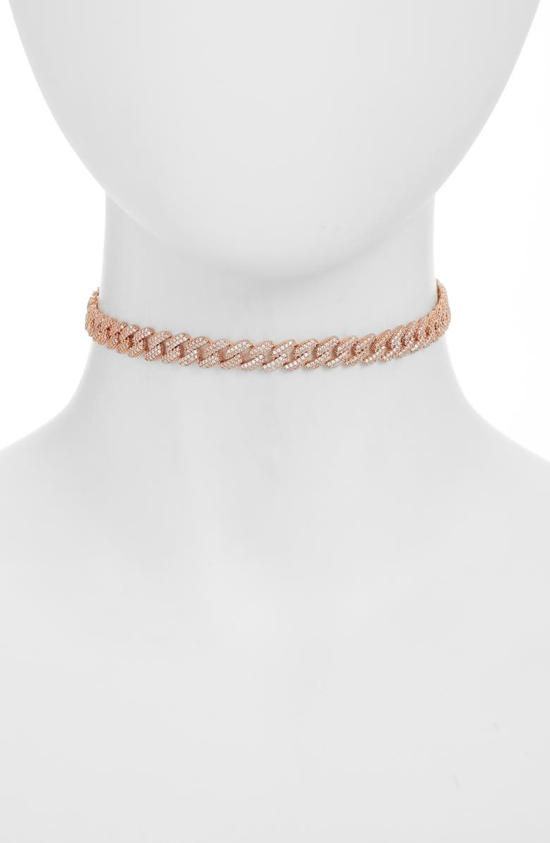 Adina's Jewels Adina’s Jewels Chain Link Choker, Main, color,