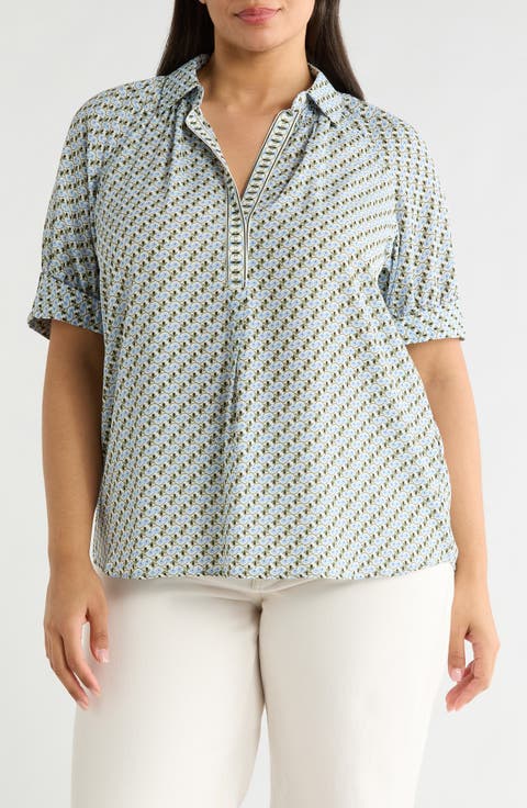 Puff Sleeve Top (Plus)