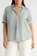 MAX STUDIO Puff Sleeve Top