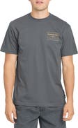Quiksilver Stamped Short Sleeve Graphic Cotton T-Shirt