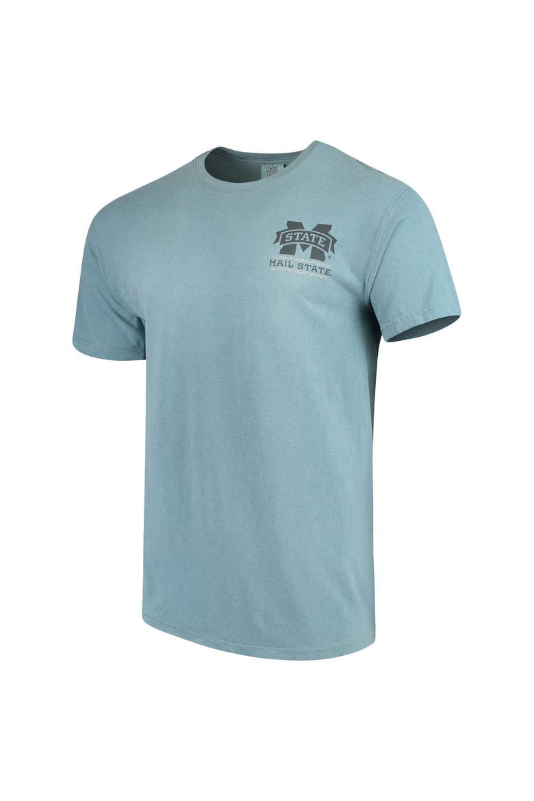 Men's Blue Mississippi State Bulldogs State Scenery Comfort Colors T-Shirt, Alternate, color, Blue
