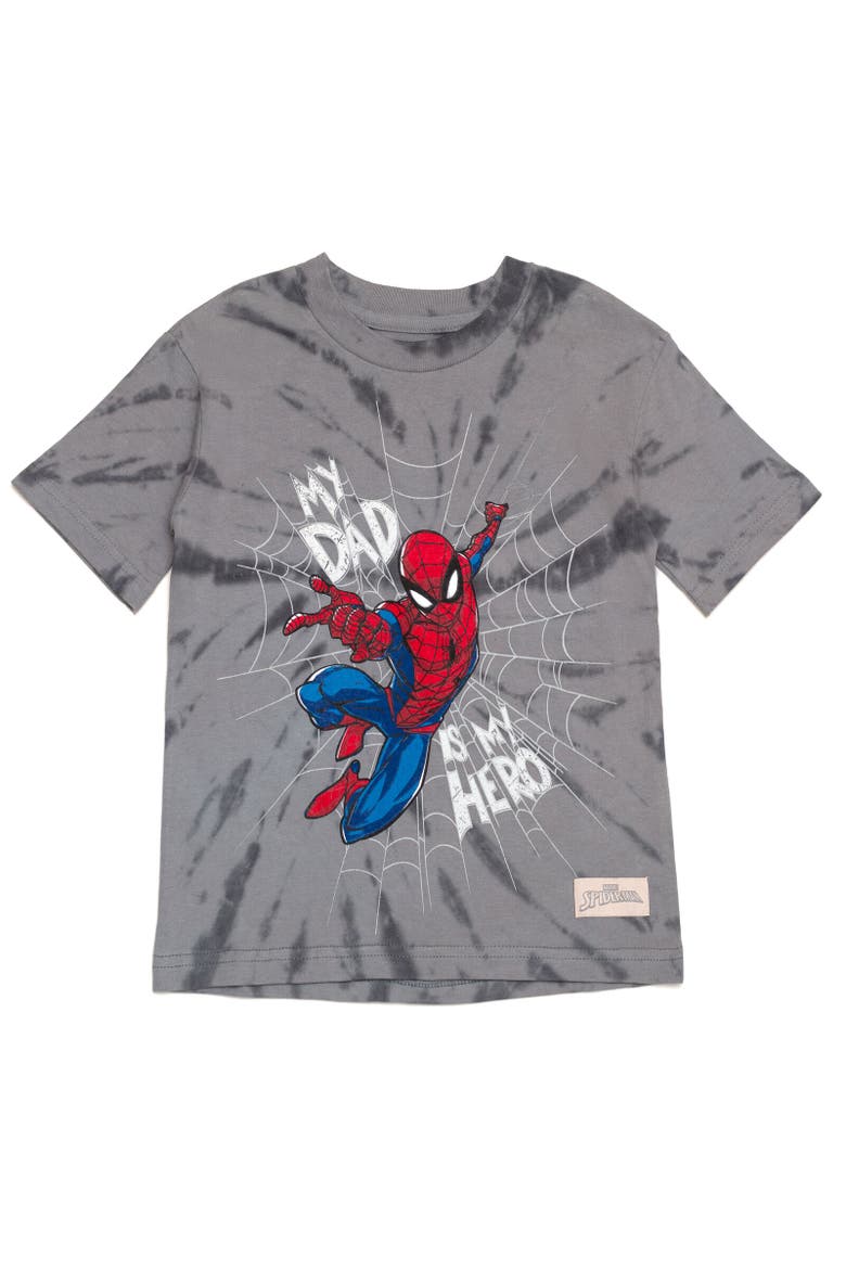 Spider-Man Boys' Holiday Graphic T-Shirt, Main, color, Spiderman My Dad is