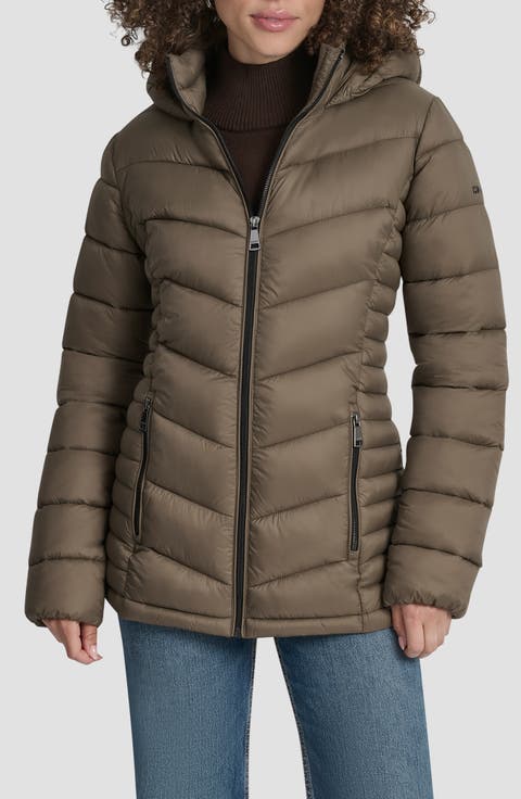 Cire Packable Hooded Puffer Jacket