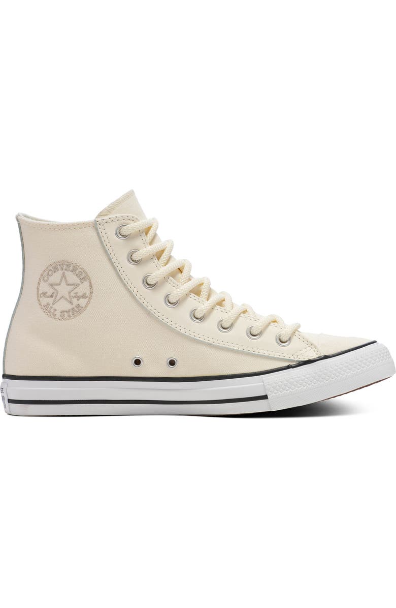 Converse Chuck Taylor<sup
®</sup
All Star<sup
®</sup
High Top Sneaker, Alternate, color, Egret/Papyrus/White