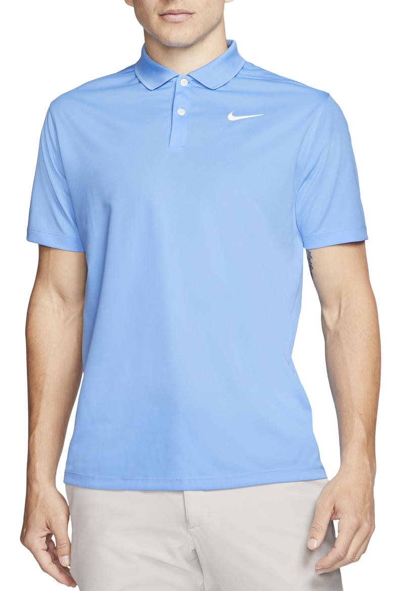 Dri-Fit Victory Polo Shirt, Main, color, UNIVERSITY BLUE/ WHITE