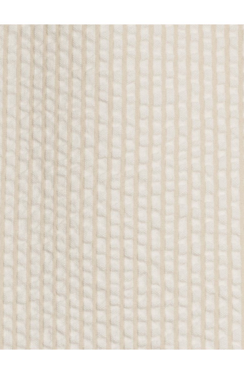 KENDI by Colored Organics Organic Mato Seesucker Romper, Alternate, color, Dune Stripe