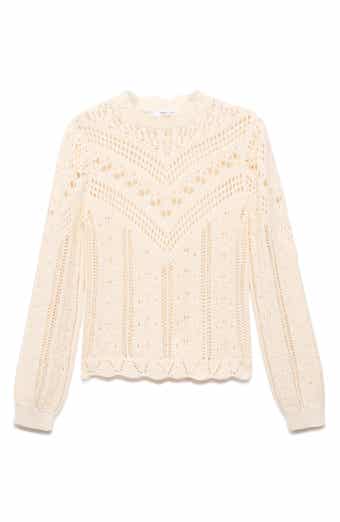 MANGO Espina Open Stitch Sweater