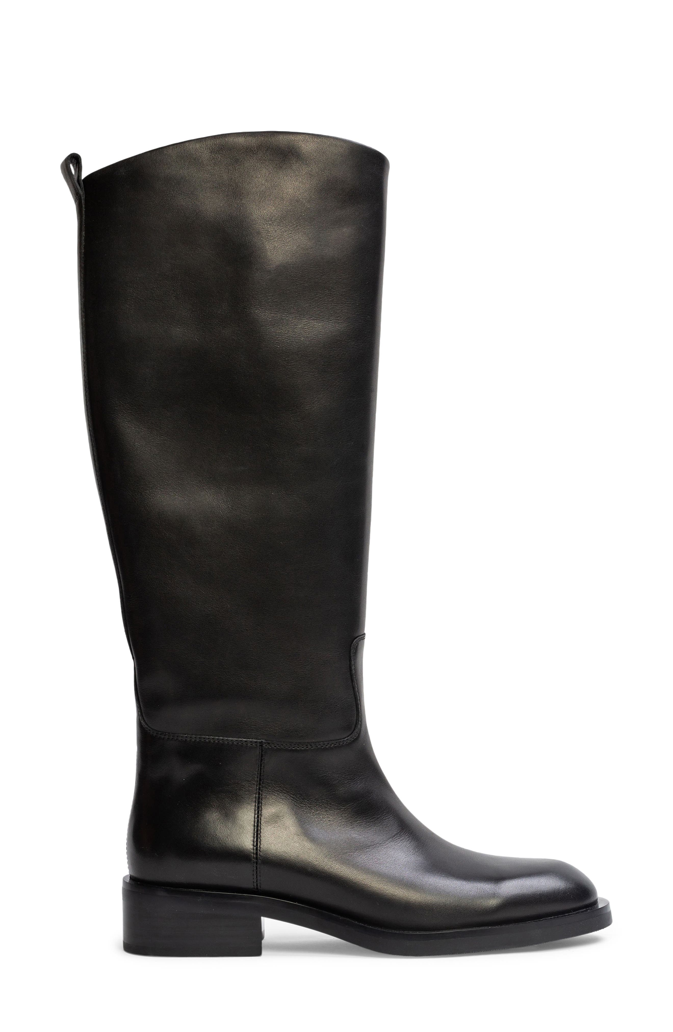 BLACK SUEDE STUDIO Pace Tall Boot, Alternate, color, Black