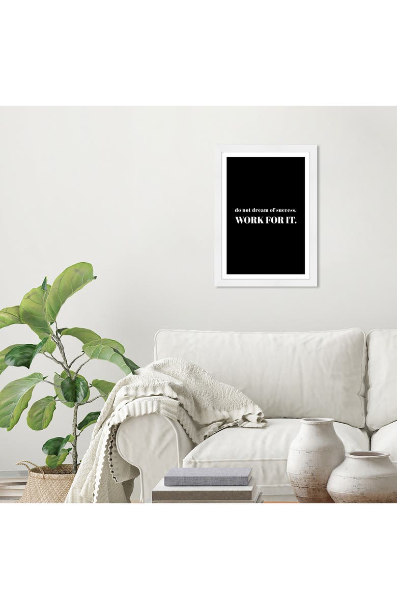 Wynwood Studio Work For It Black Typography and Quotes Wall Art, Alternate, color,
