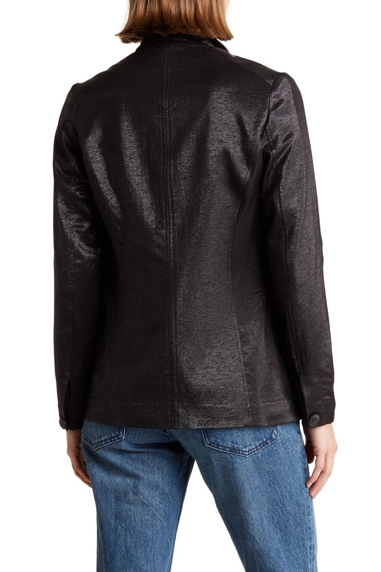 Sid Metallic Wool Blend Jacket, Alternate, color, BLACK