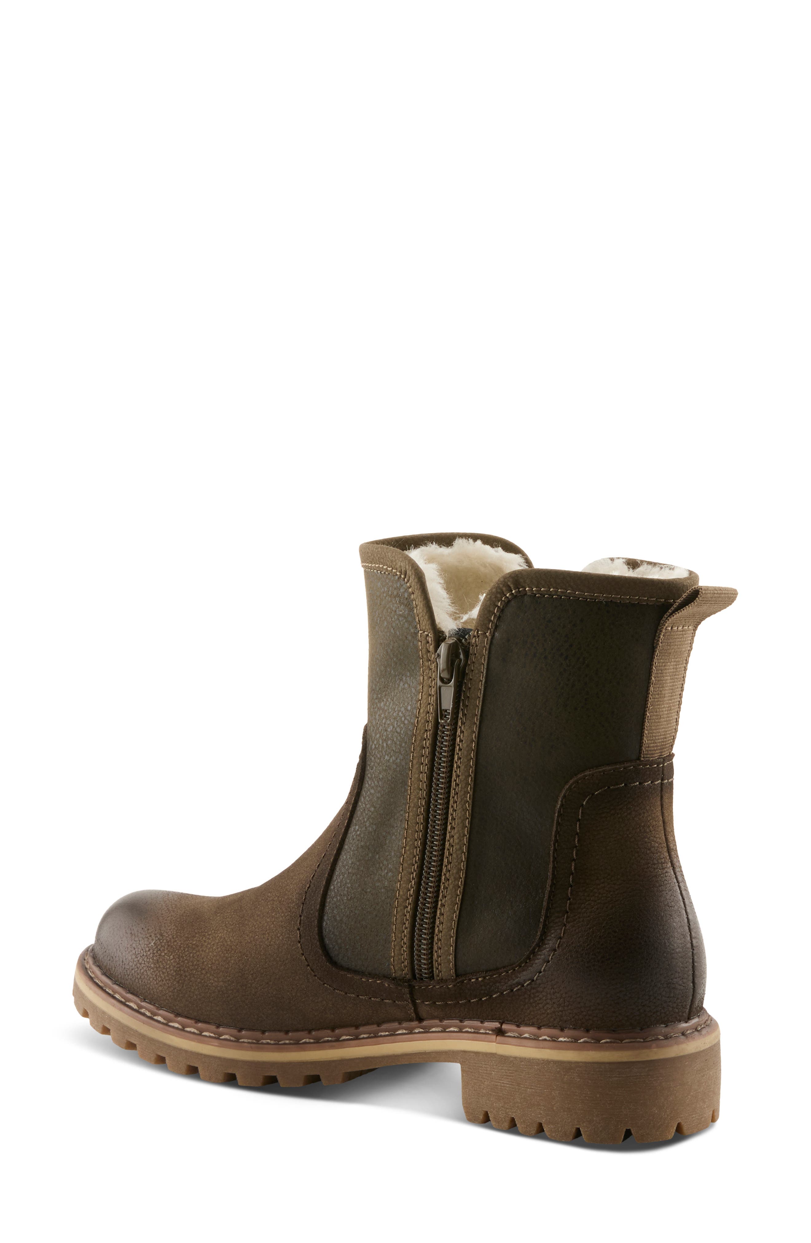 Jovany Faux Fur Lined Boot, Alternate, color, OLIVE GREEN