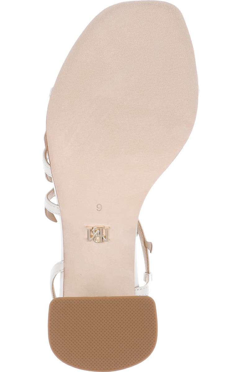 BADGLEY MISCHKA Orsola Block Heel Sandal, Alternate, color, White Leather