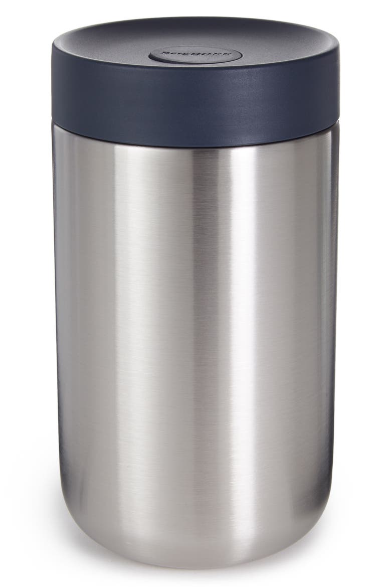 Nom 25-Ounce Food Container, Main, color, NAVY AND STEEL
