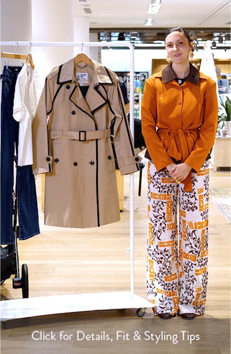 Double Breasted Trench Coat, sales video thumbnail