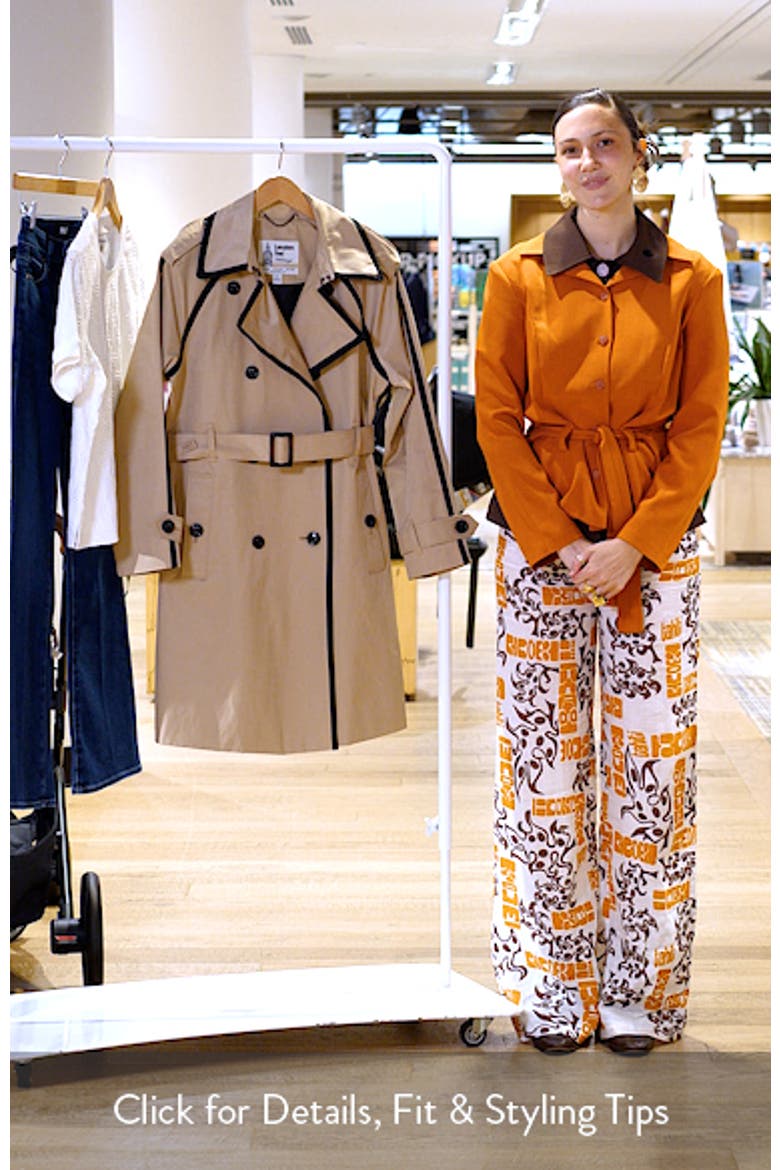 Double Breasted Trench Coat video