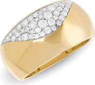 LANA 14k Gold Diamond Dipped Ring