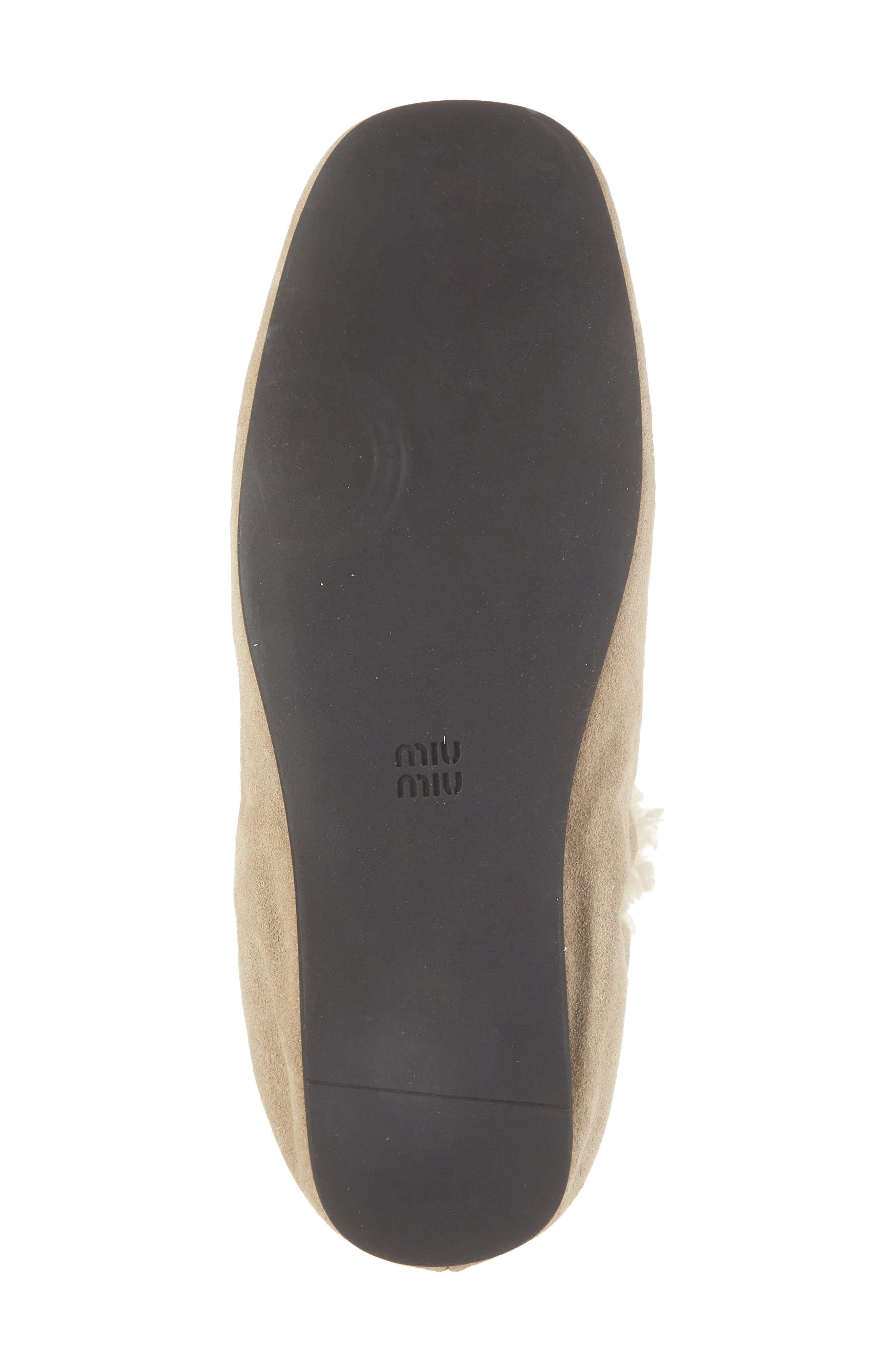 Ruches Genuine Shearling Lined Loafer, Alternate, color, DESERTO