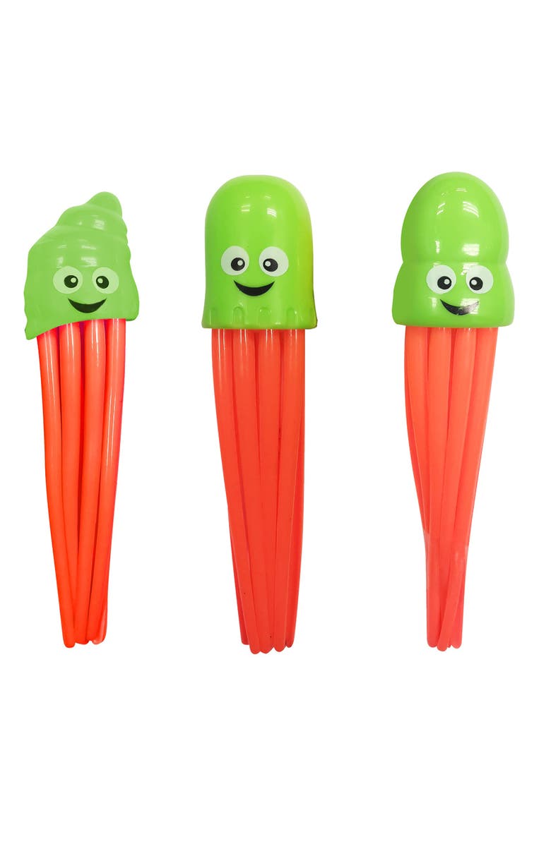 Banzai 6 Piece Aqua Dive Sea Pals Pool Dive Set, Alternate, color, Multicolored