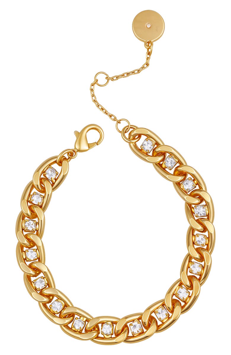 Vince Camuto Curb Chain Bracelet, Alternate, color, Gold Tone