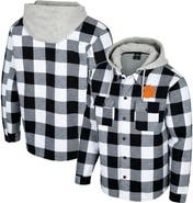 COLOSSEUM Men's Colosseum Black/White Clemson Tigers Buffalo Plaid Full-Zip Jacket