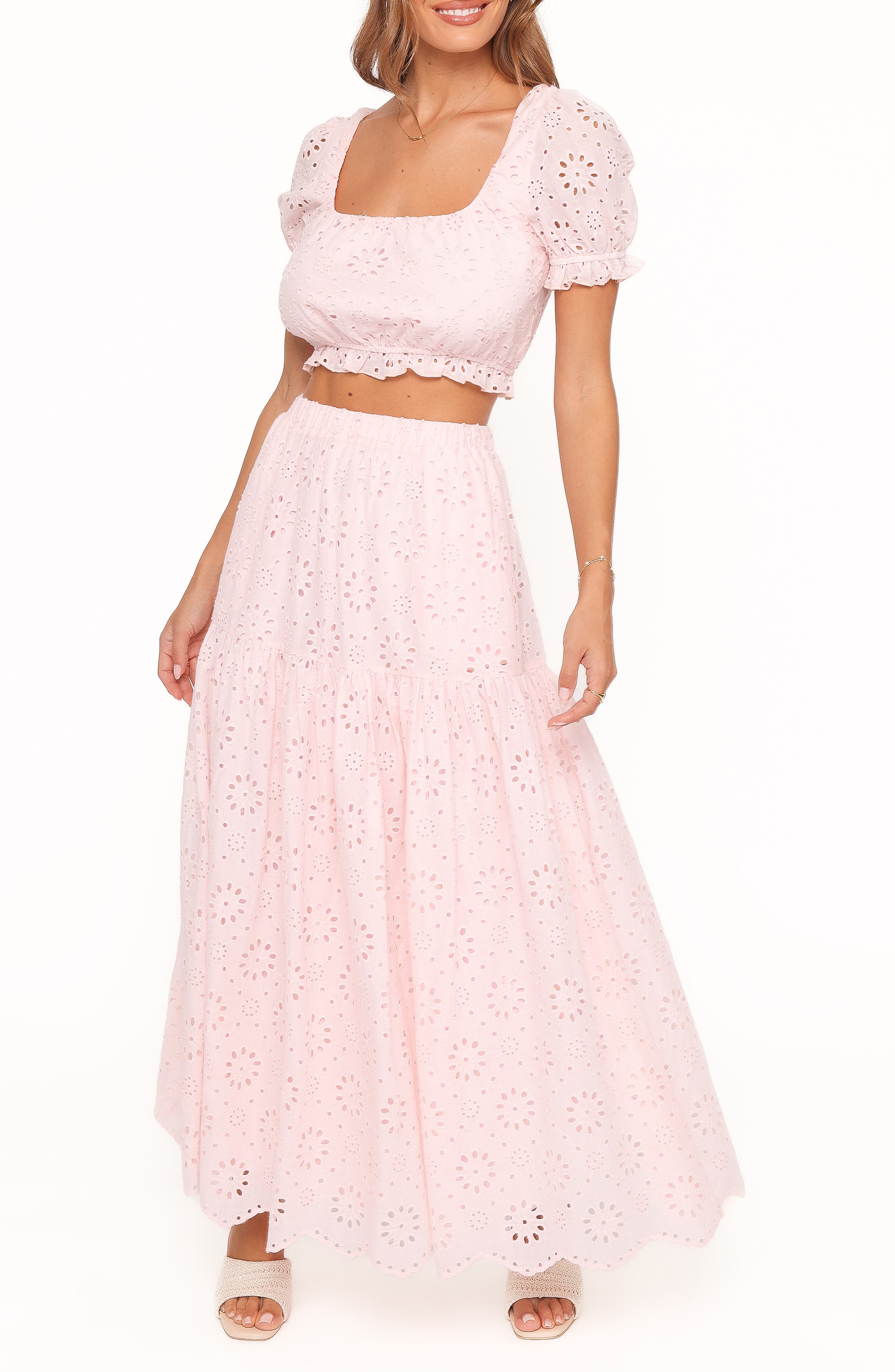 selected PINK BROIDERIE