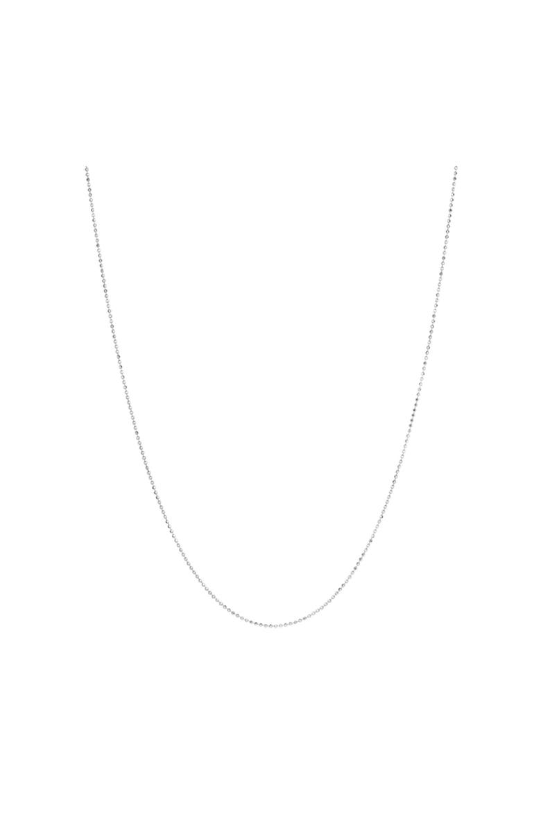 Donatello Gian Sterling Silver 1.5MM Bead Necklace, Main, color, Silver