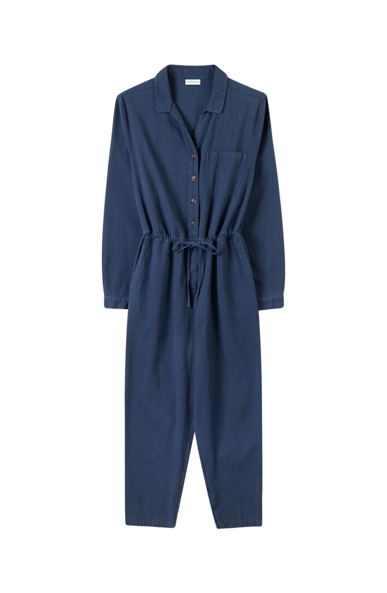 Celtic & Co. Twill Long Sleeve Jumpsuit, Alternate, color, 