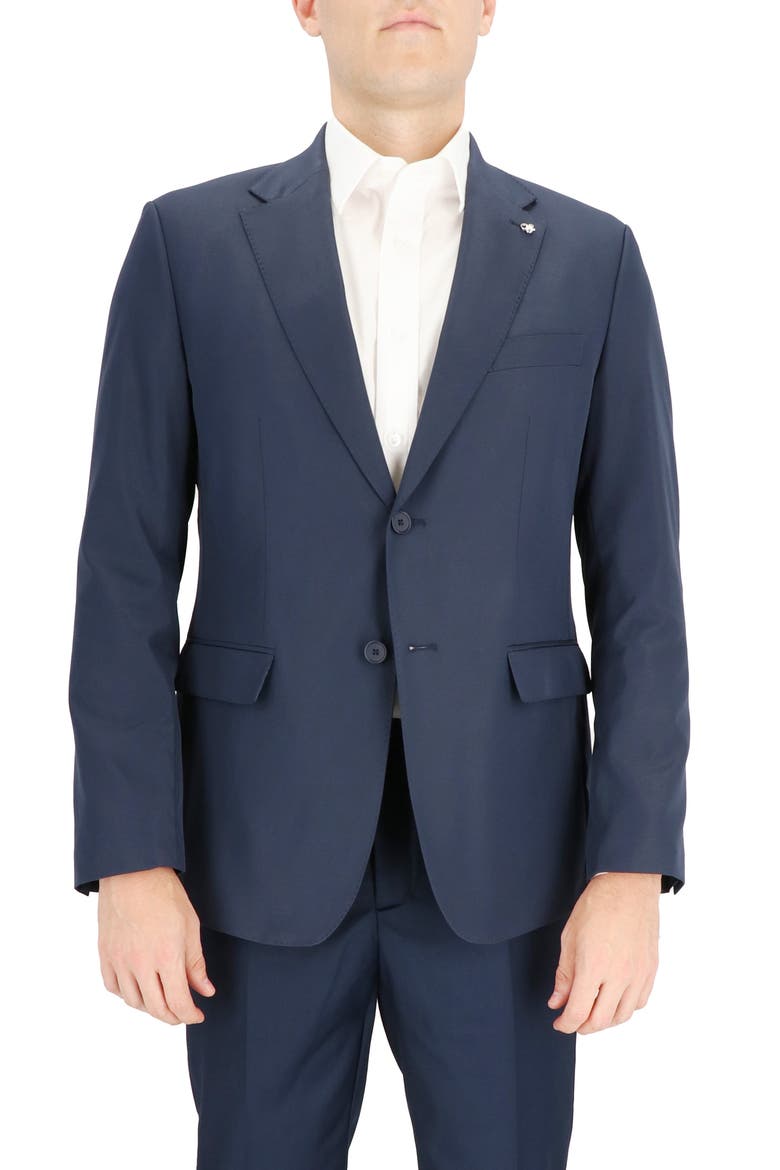 Traveler Tech Stretch Sport Coat, Main, color, NAVY