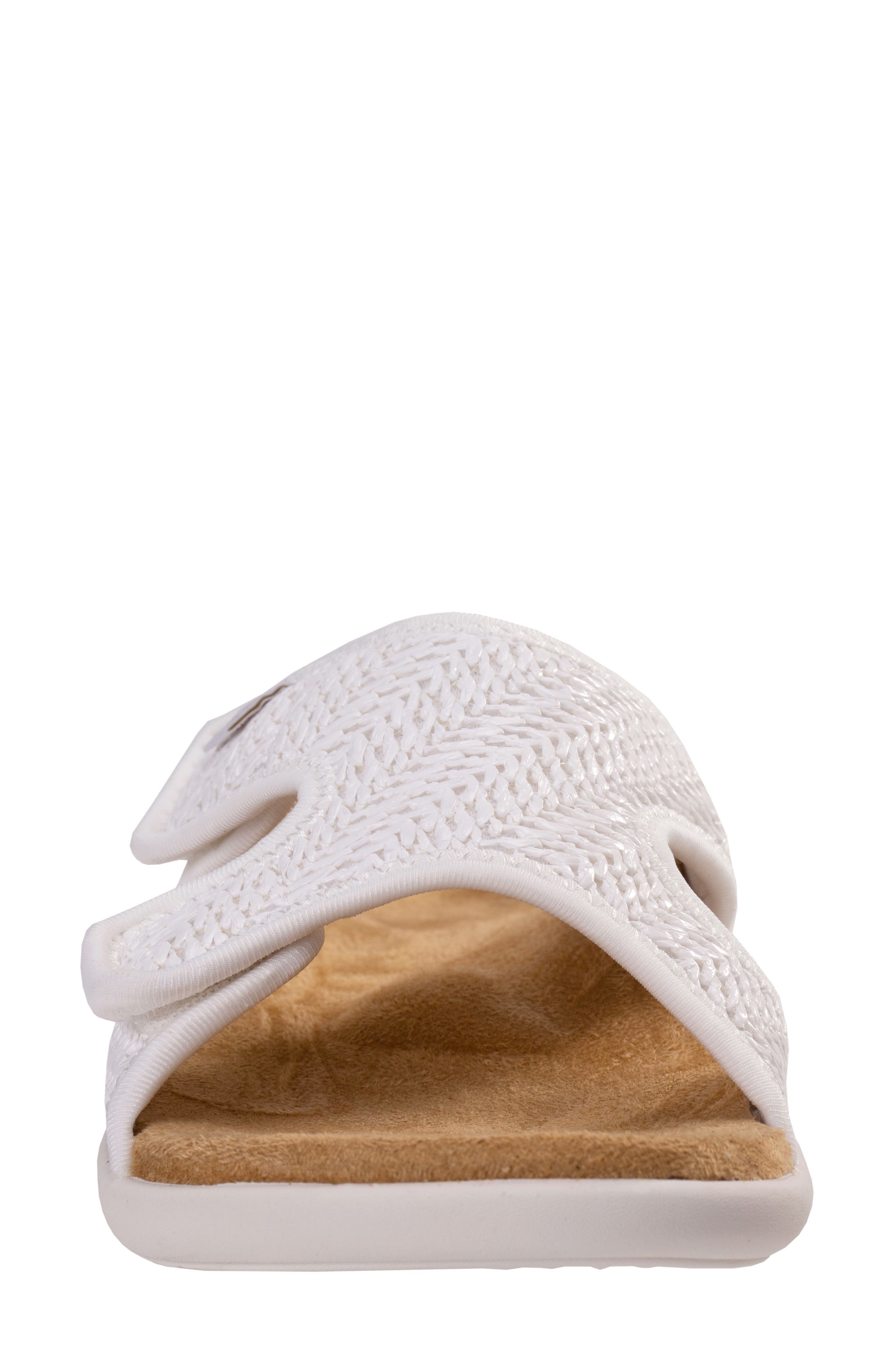 Revitalign Kholo Raffia Slide Sandal, Alternate, color, White
