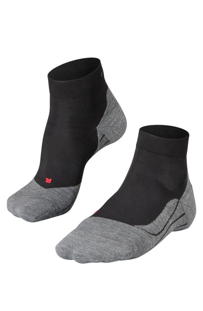 Falke RU4 Endurance Short Running Socks, Main, color, Black-Mix