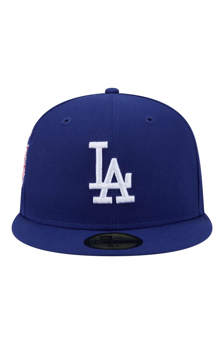 New Era Men's New Era  Royal Los Angeles Dodgers Hidden Hit 59FIFTY Fitted Hat, Alternate, color, Royal