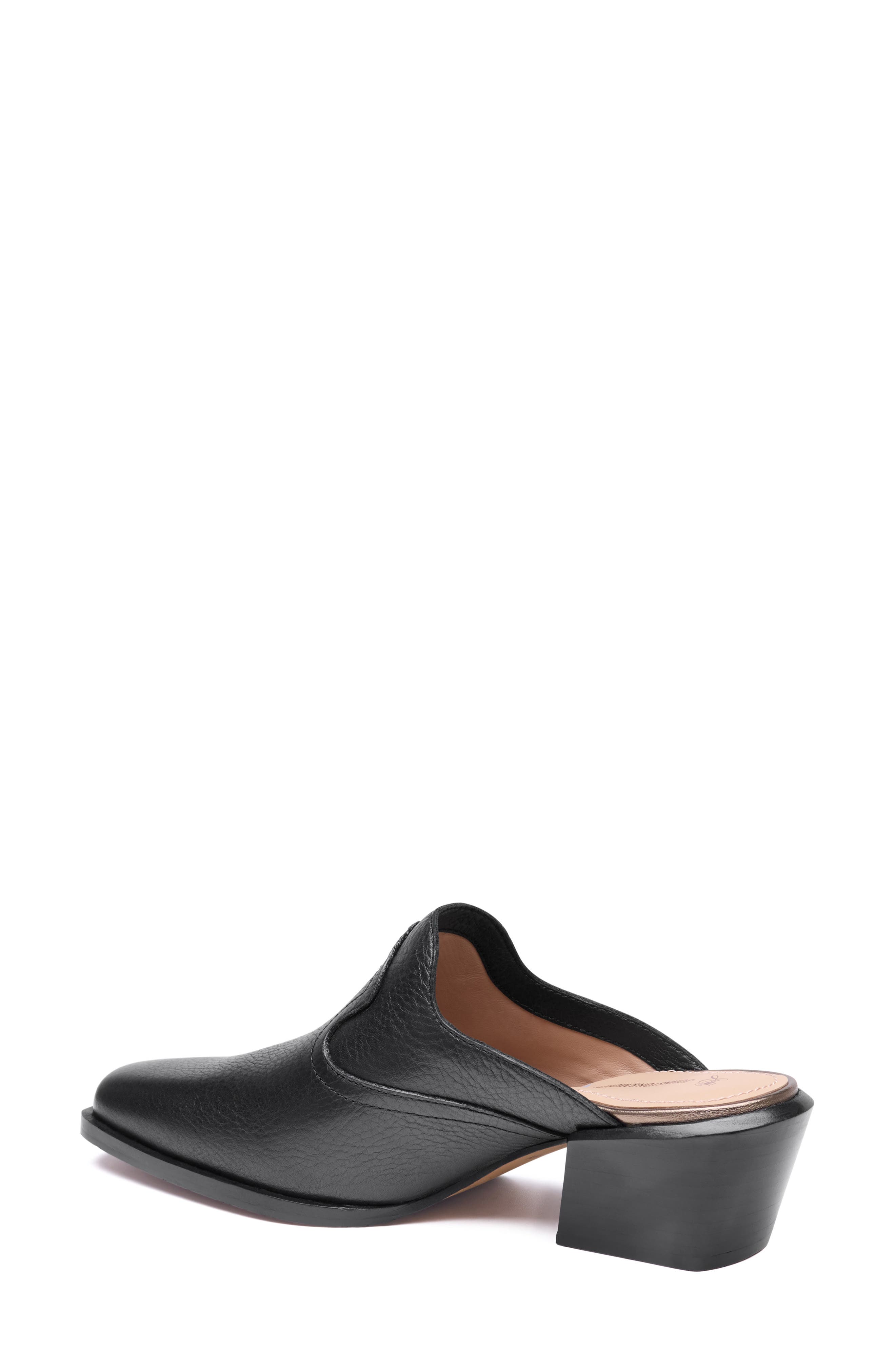 Kalista Leather Mule, Alternate, color, BLACK FULL GRAIN