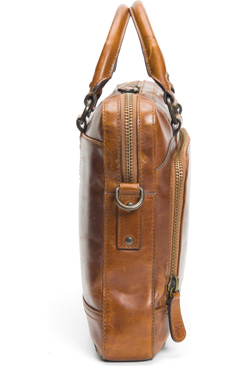 Frye Logan Leather Briefcase, Alternate, color,