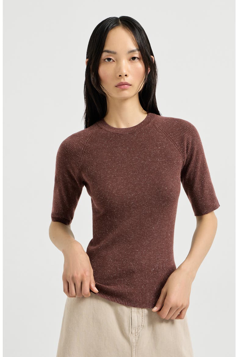 Sparkling cashmere sweater, Main, color, Bordeaux