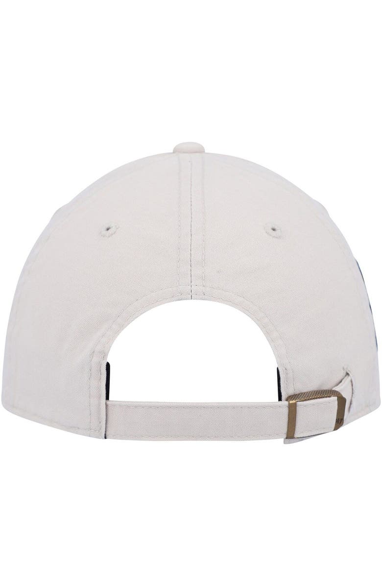 '47 Men's '47 Cream Penn State Nittany Lions Crossroad MVP Adjustable Hat, Alternate, color, 