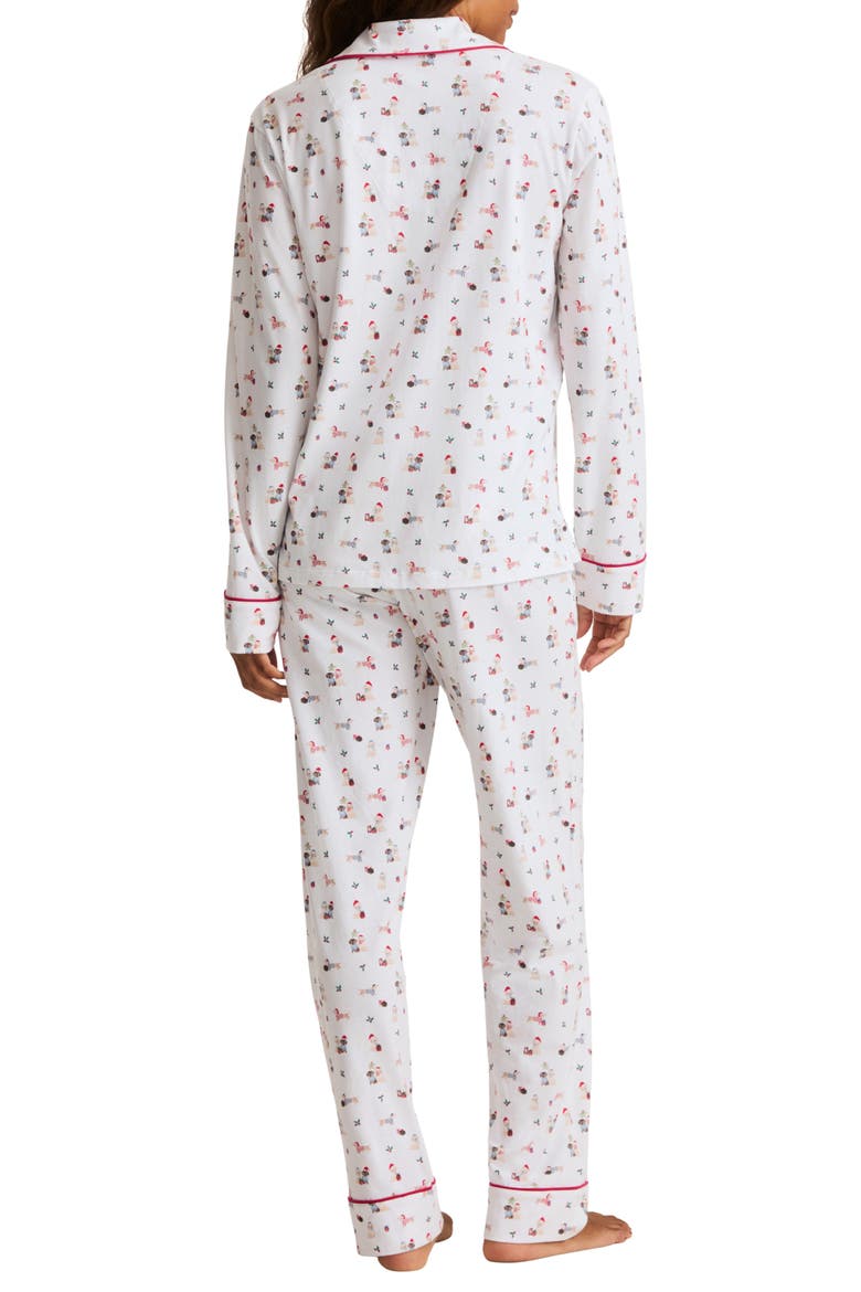 Pima Cotton Pajamas, Alternate, color, WHITE