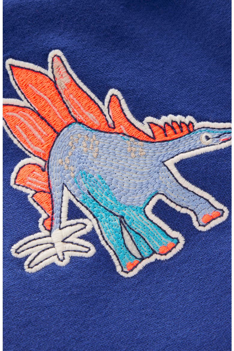 Kids' Dino Appliqué Cotton Joggers, Alternate, color, NAVY DINO