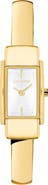 Calvin Klein Moderne Rectangle Bangle Watch, 15mm
