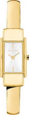 Calvin Klein Moderne Rectangle Bangle Watch, 15mm