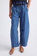 Cinq à Sept Brooks Barrel Leg Drawstring Ankle Jeans