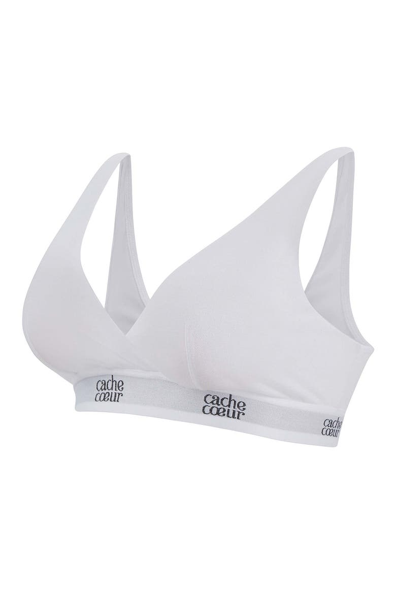 Life Maternity and nursing bra, Alternate, color, WHITE