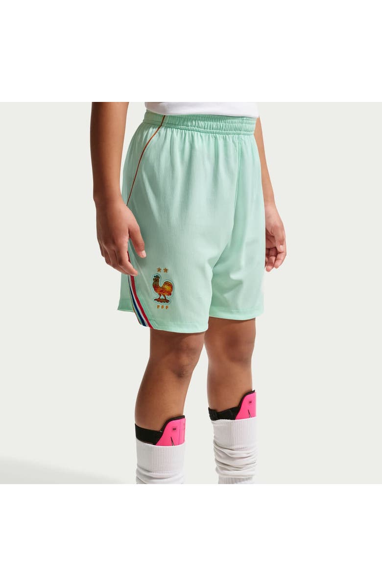 Nike Youth Nike Green France National Team 2026 Away Stadium Replica Shorts, Main, color, Green