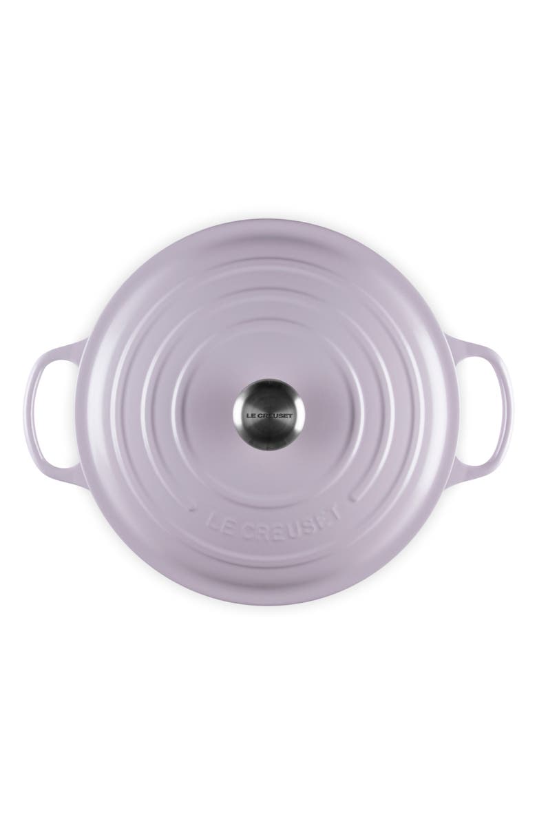 Le Creuset Signature 6 3/4-Quart Round Wide French/Dutch Oven, Alternate, color, Shallot