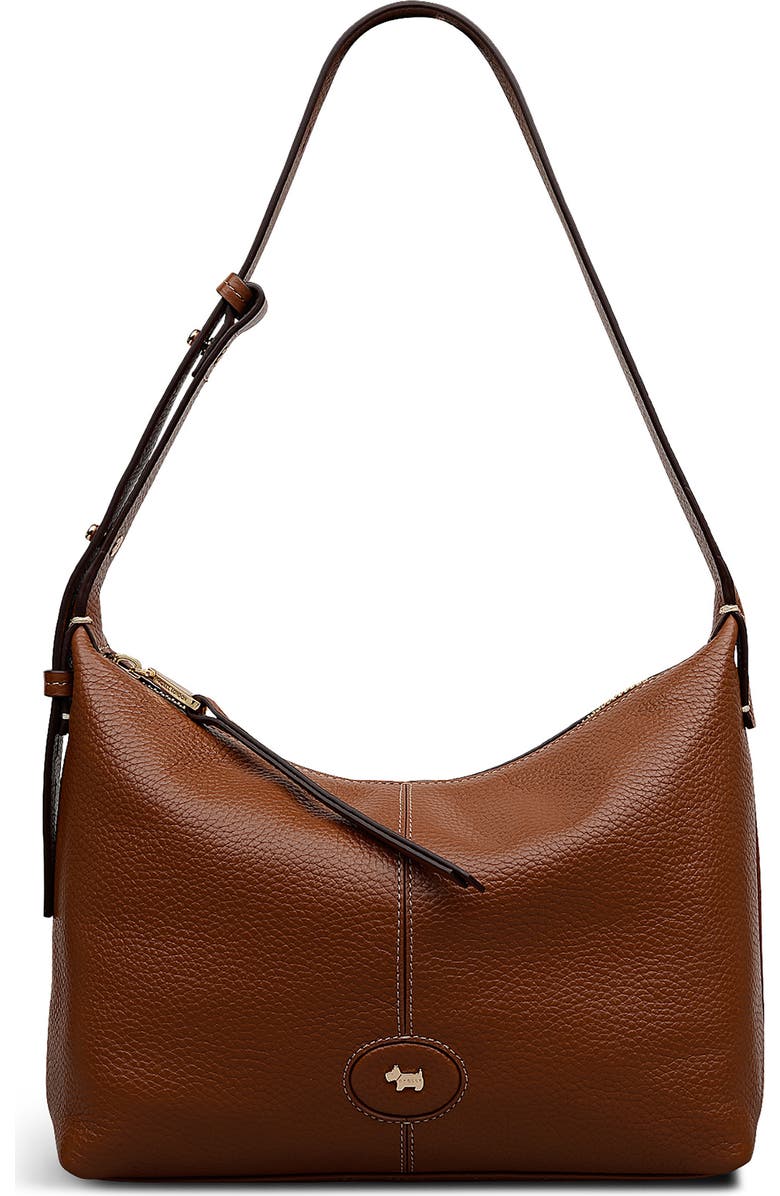 Radley Maldon Mews Medium Leather Shoulder Bag, Main, color, Cognac