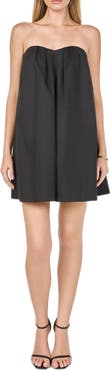 Endless Rose Pintuck Pleat Strapless Minidress