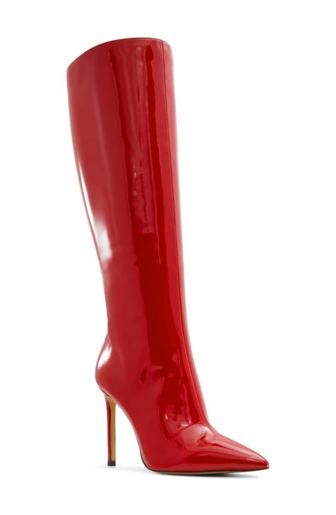 Nordstrom red boots online