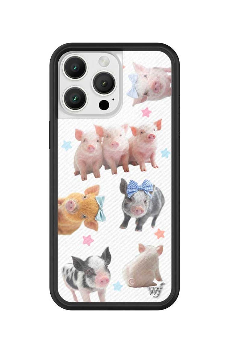 Little Piggies iPhone Case, Alternate, color, White