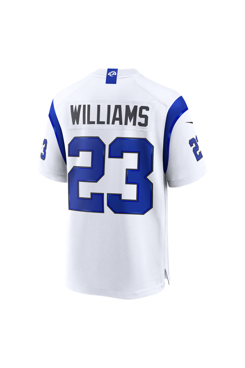 Men's Nike Kyren Williams Los Angeles Rams Fearsome White Game Jersey, Alternate, color, White