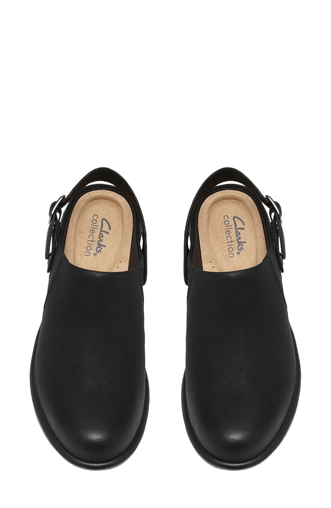 Kynnznie Clog, Alternate, color, BLACK LEATHER