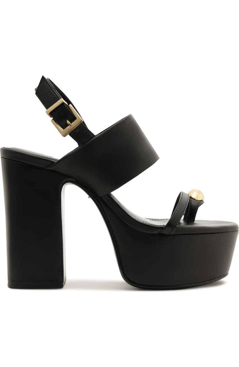 Schutz Mandy Slingback Platform Sandal, Alternate, color, Black